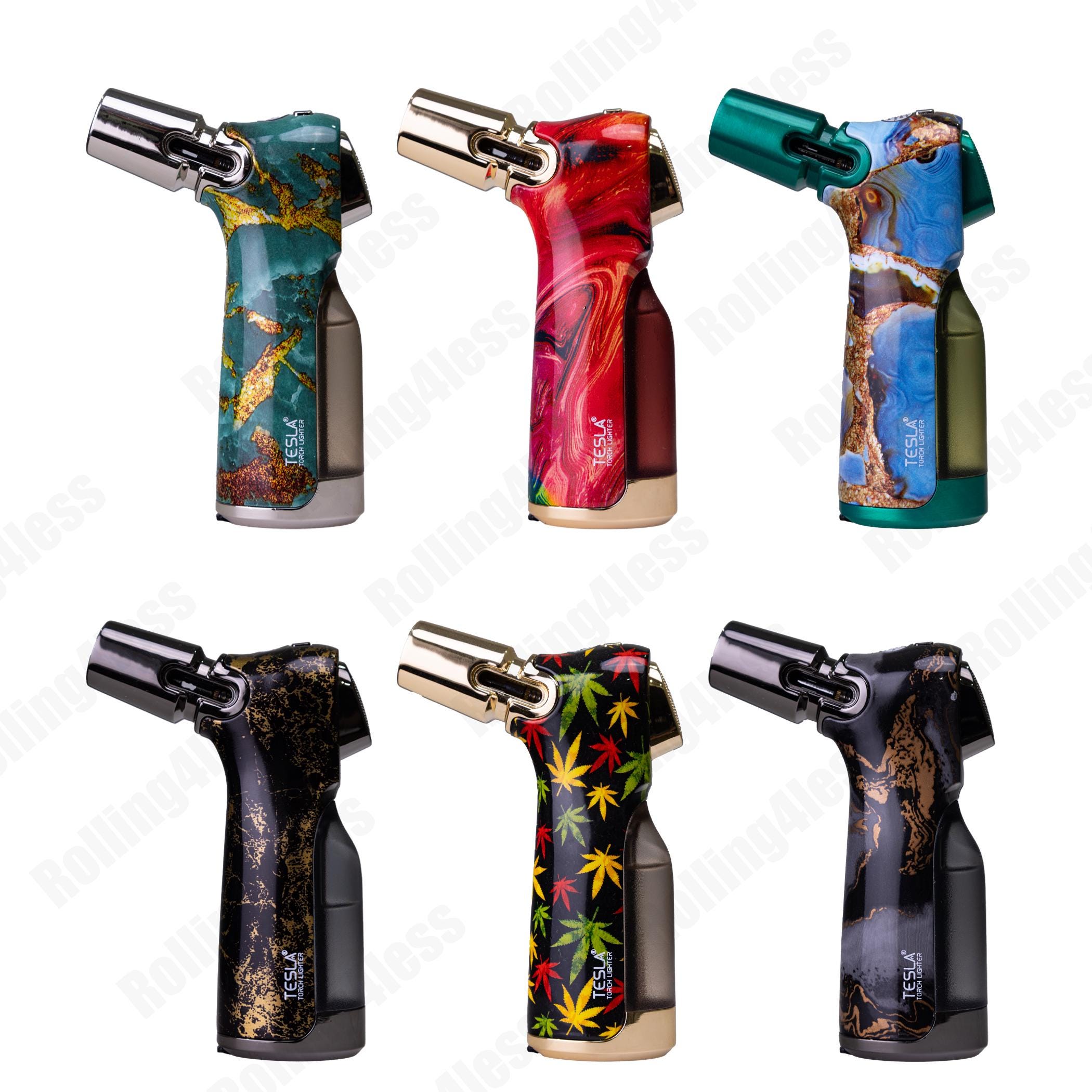 Tesla Coil Lighters Easy Grip Angle Single Flame Torch Lighter - Etsy