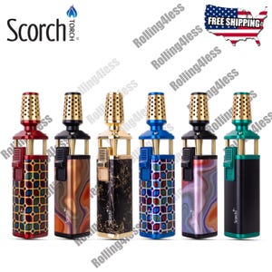 Encendedor de lápiz de una sola llama Scorch Torch Platinum