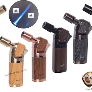 Scorch Torch Turbo 45 Deg Single Flame Torch Lighter With Cigar Punch