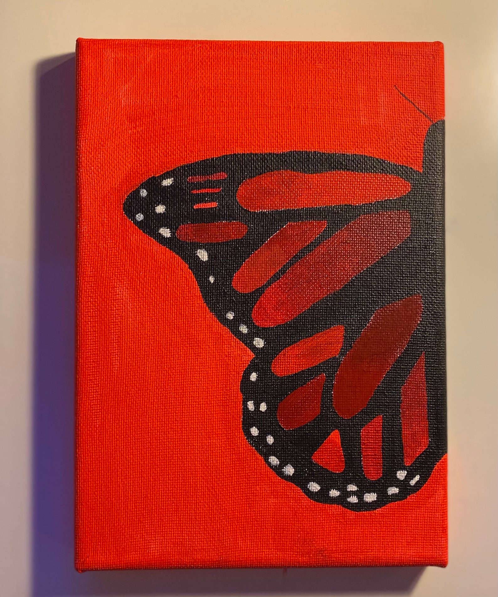 Hand painted butterfly painting Etsy