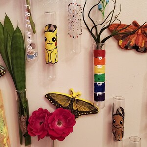 Glass Handpainted Propagation Tubes