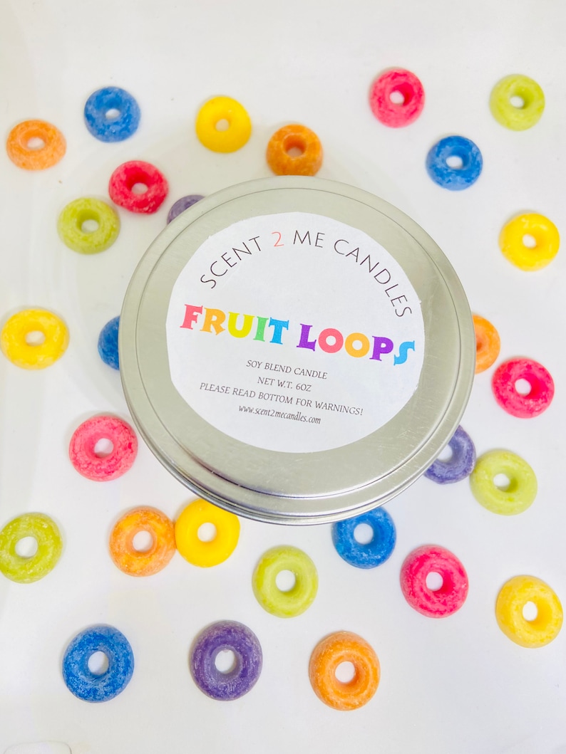 FRUIT LOOP CANDLE Etsy