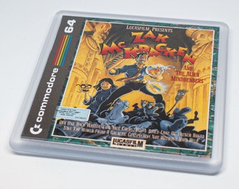 Zak McKracken Coaster - Retro Games Drinks Coaster 10x10cm (Shipping flat rate)