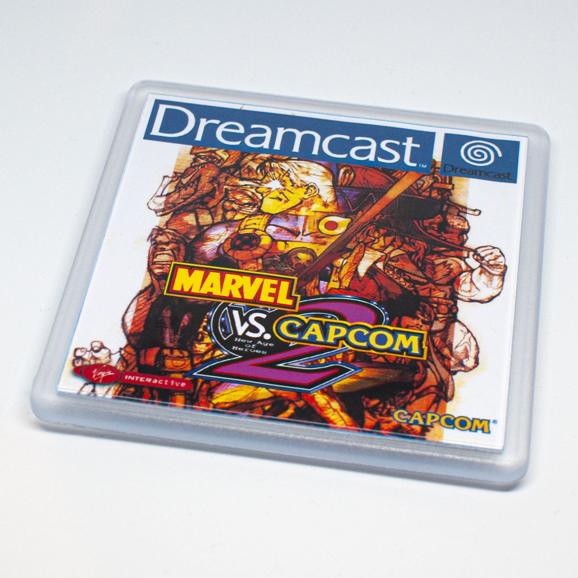 Marvel vs 2 SEGA Dreamcast Coaster Retro Games