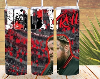 Jelly Roll 20oz Tumbler, jelly roll fan, country music, gift for her, gift for friend, coffee cup