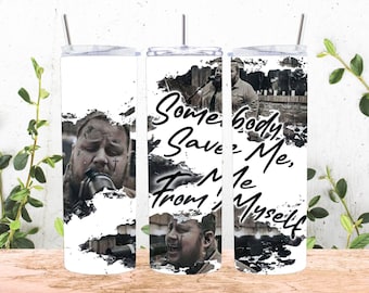 Jelly Roll somebody save me 20oz Tumbler, jelly roll fan, country music, gift for her, gift for friend, coffee cup