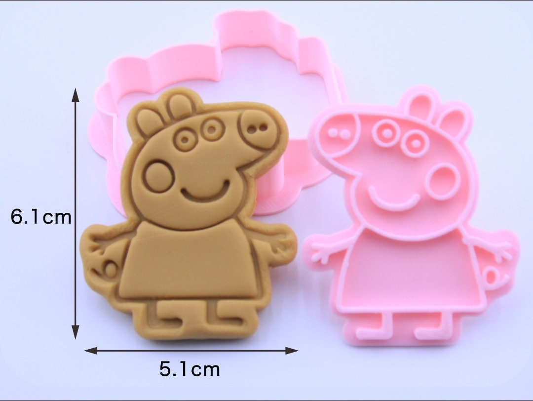 STL file House Peppa Pig cookie cutter・3D printer model to