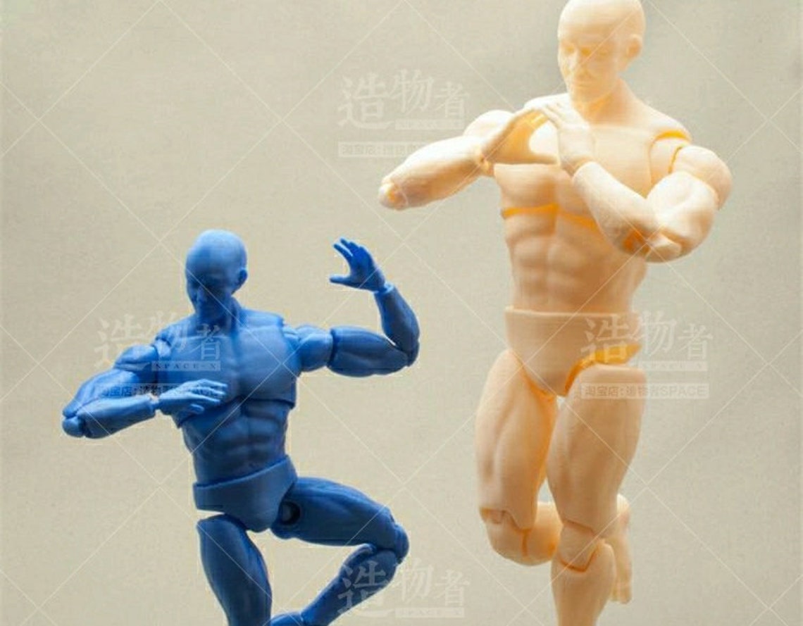 movable 3d human model for drawing