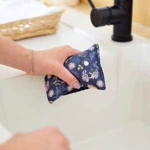 Unsponge zero waste sponge plastic free eco friendly cleaning pink floral pattern eco friendly products reusable wipes image 7