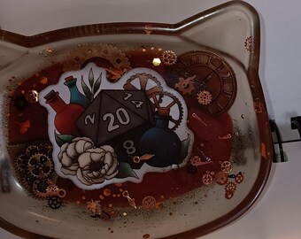 steam punk trinket tray