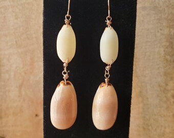 Cowry shell earrings