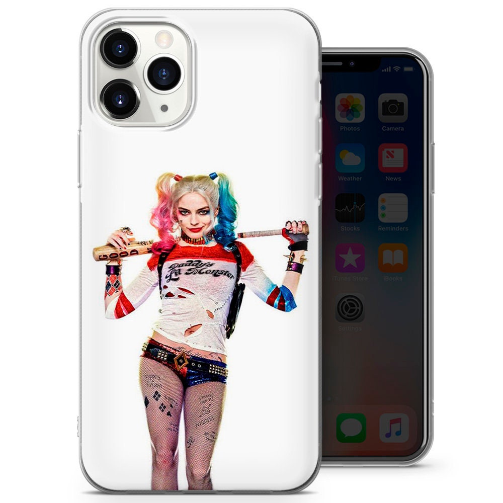 Harley Quinn Phone Soft Case Beautiful Cover Fits Iphone Etsy