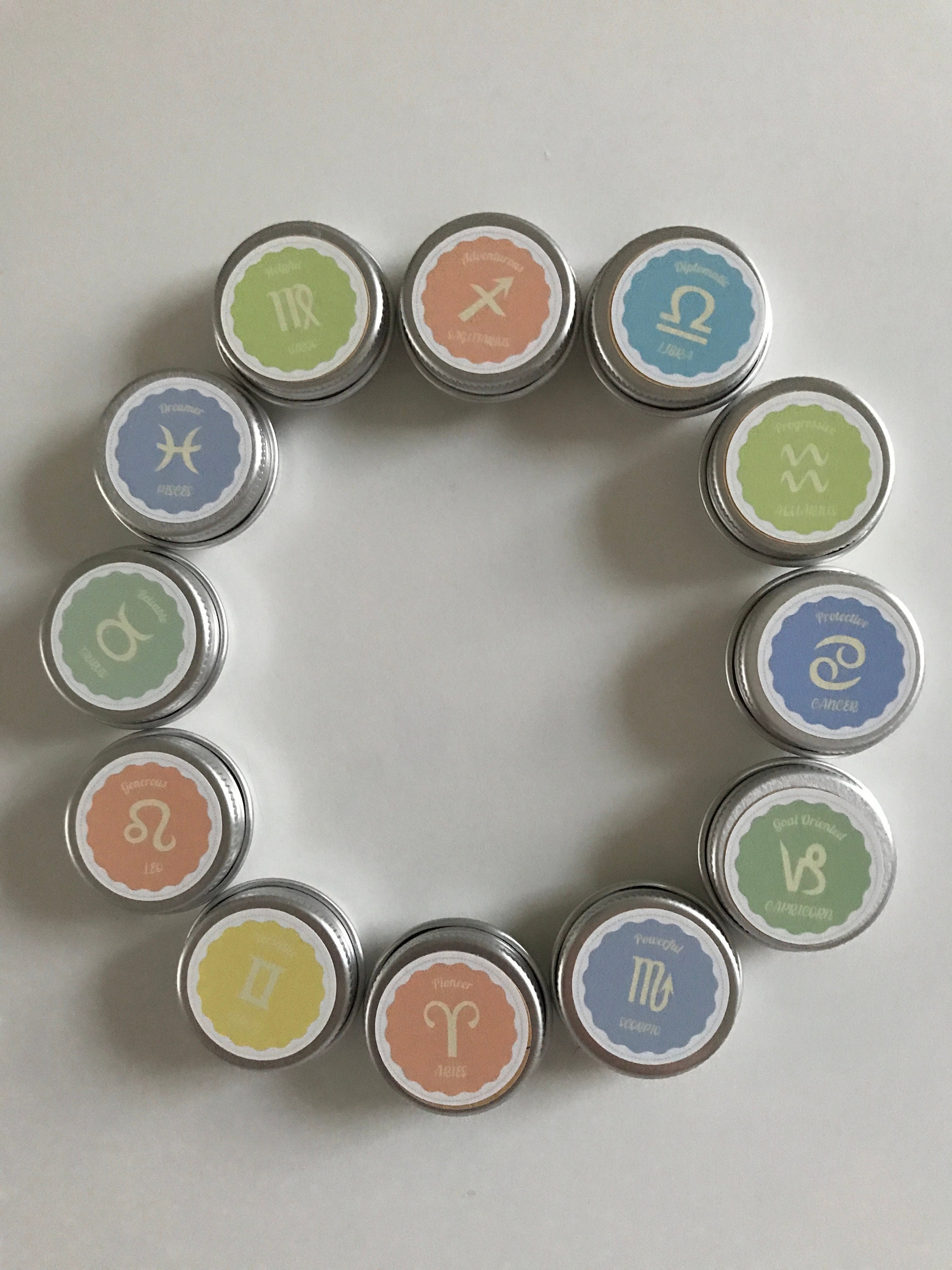Zodiac Lip Balm Etsy