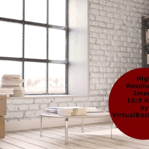 Modern Living Room Background, Zoom Backgrounds, White Virtual Background for Zoom, Microsoft Teams, Skype, Google Meet