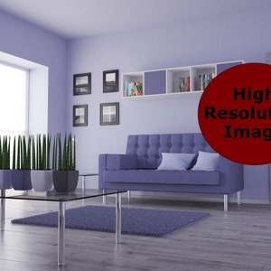 Blue Zoom Backgrounds, Living Room Background, Virtual Background for Zoom, Microsoft Teams, Skype, Google Meet