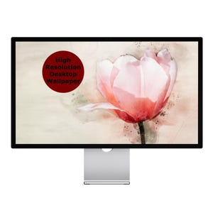 Boho Flower Desktop Wallpaper. Desktop Background. Floral PC Wallpaper. Instant Download. Laptop Background Wallpaper