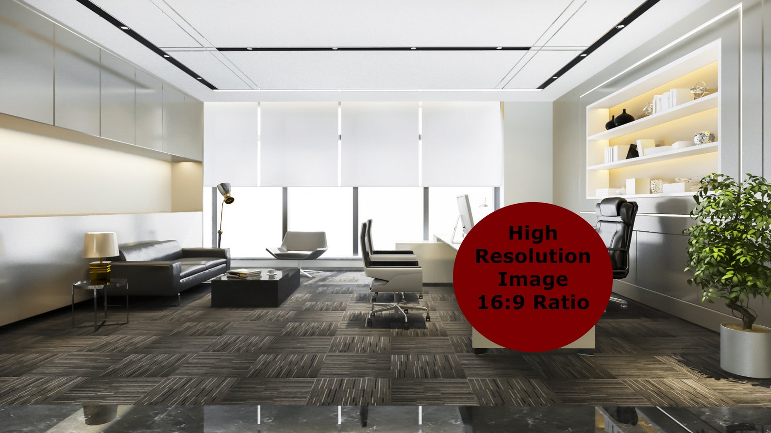 Zoom Background Luxury Office