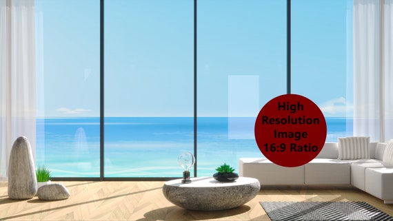 Beach Office Zoom Background | escapeauthority.com
