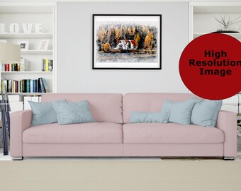 Zoom Backgrounds, Living Room Background, Virtual Background for Zoom, Microsoft Teams, Skype, Google Meet