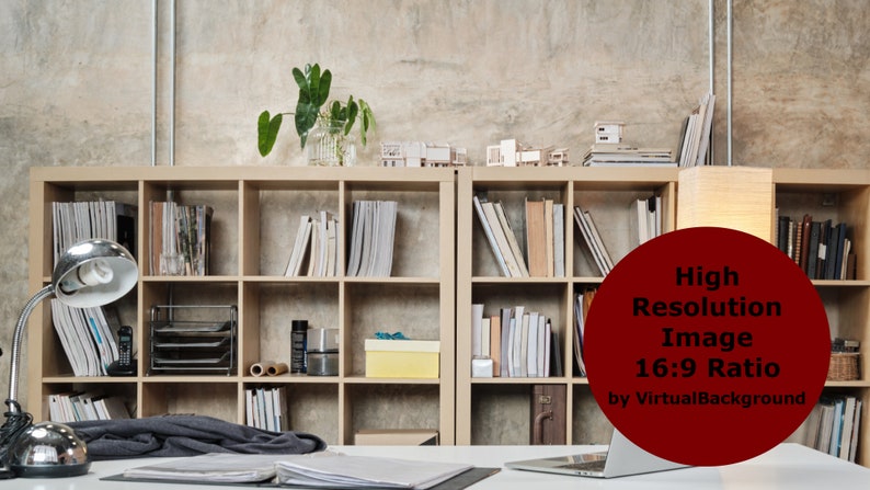 Virtual Shelf Book Shelf Background, Virtual Bookshelf for Zoom Backgrounds, Bookcase ...