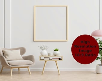 Neutral Zoom Backgrounds, Clear Background, Livings Room Virtual Background for Zoom, Microsoft Teams, Skype, Google Meet