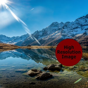 Snowy Mountains Zoom Backgrounds, Lake View Background, Virtual Background for Zoom, Microsoft Teams, Skype, Google Meet