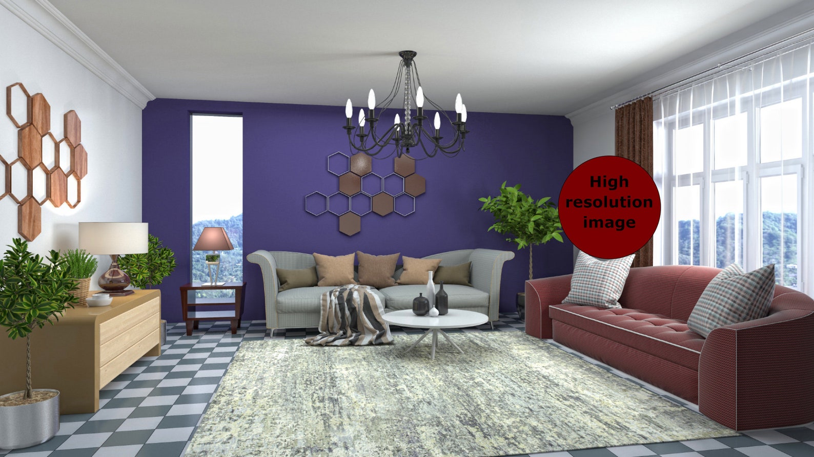 Zoom Backgrounds Living Room Background Virtual Background - Etsy