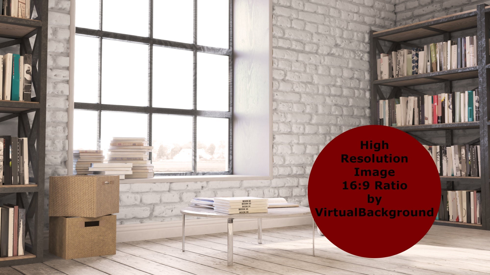 Buy Modern Living Room Background Zoom Backgrounds White Virtual Online