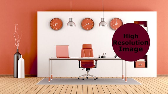Dark Orange Virtual Background for Zoom Office Backdrop - Etsy Sweden