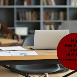 Book Shelf Background, Virtual Bookshelf for Zoom Backgrounds, Bookcase Virtual Background for Zoom, Microsoft Teams, Skype, Google Meet