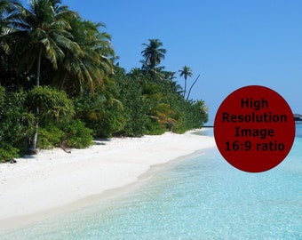 Beach Virtual Background for Zoom, Microsoft Teams, Skype, Google Meet, Beautiful Beach View Zoom Backgrounds, Sea View Backdrop