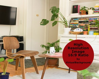 Simple Living Room Background, Zoom Backgrounds, Virtual Background for Zoom, Microsoft Teams, Skype, Google Meet