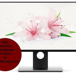 Floral PC Wallpaper. Boho Flower Desktop Wallpaper. Desktop Background. Instant Download. Laptop Background Wallpaper