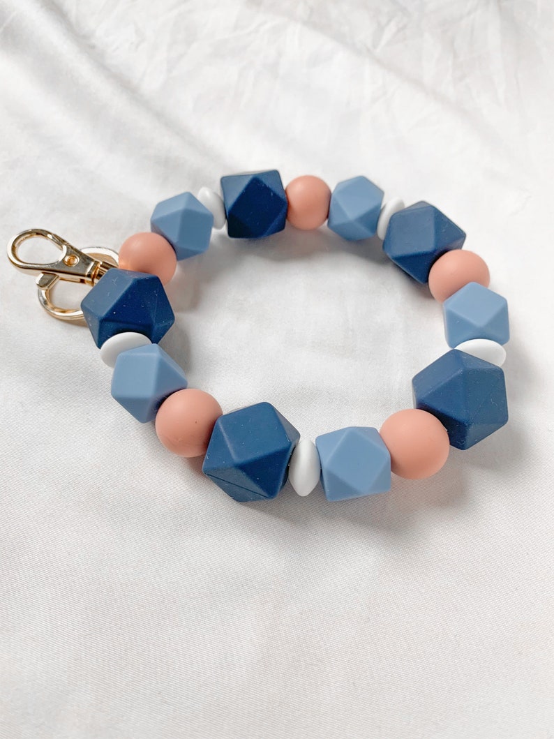 Trendy wristlet keychain