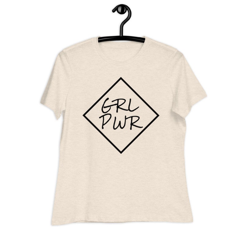 GRL PWR Women/'s Relaxed T-Shirt