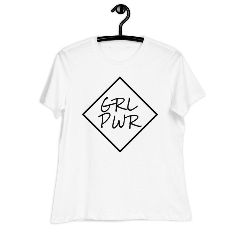 GRL PWR Women/'s Relaxed T-Shirt