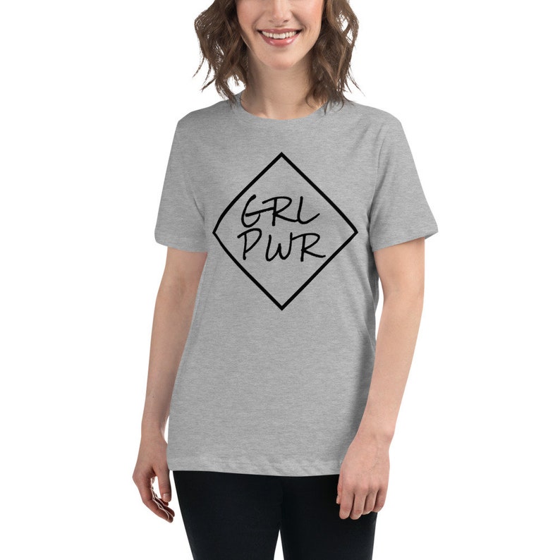 GRL PWR Women/'s Relaxed T-Shirt