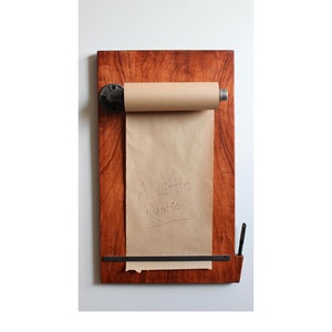 Message Board, Memo Board, Kraft paper Dispenser, Note Roll Board, Paper Roll List, Paper Roll Message Board