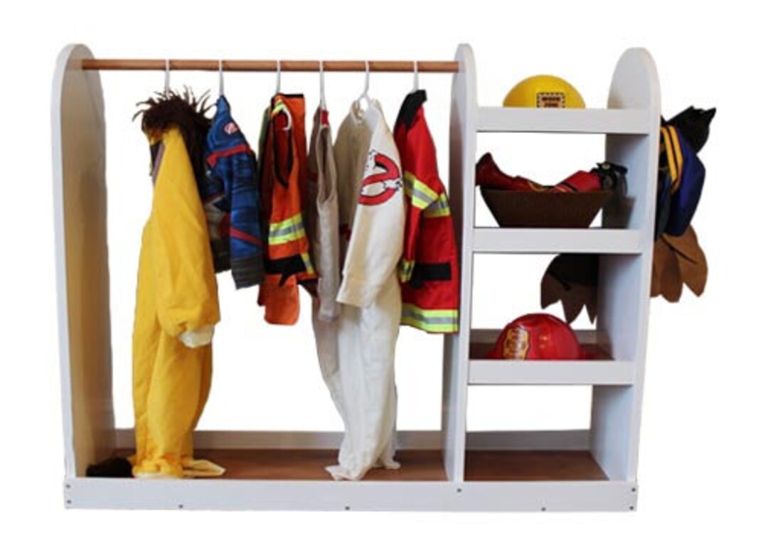 Kids dress up wardrobe costume rack dress up station Etsy Italia