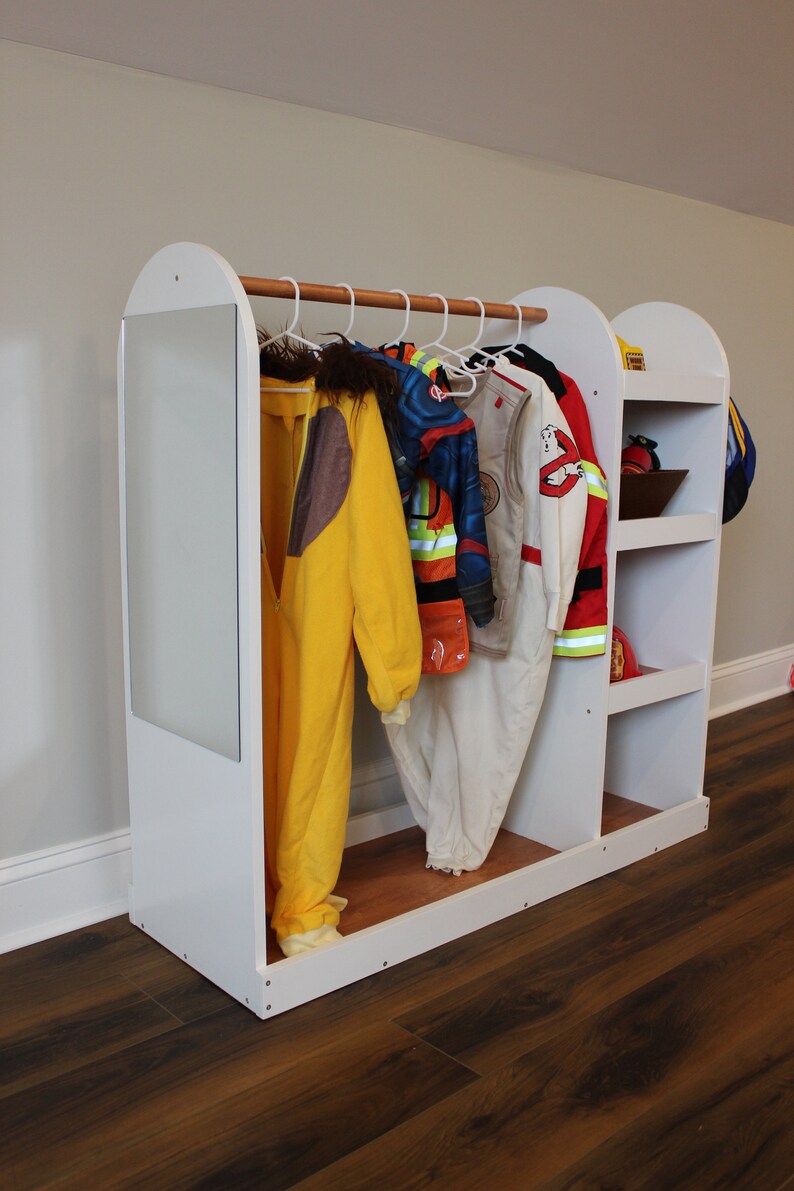 Kids Dress up Wardrobe Costume Rack Dress up Station Etsy