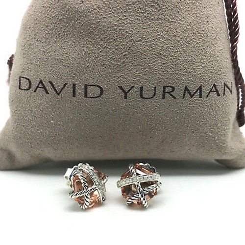 David Yurman Morganite Chatelaine Earrings - Etsy