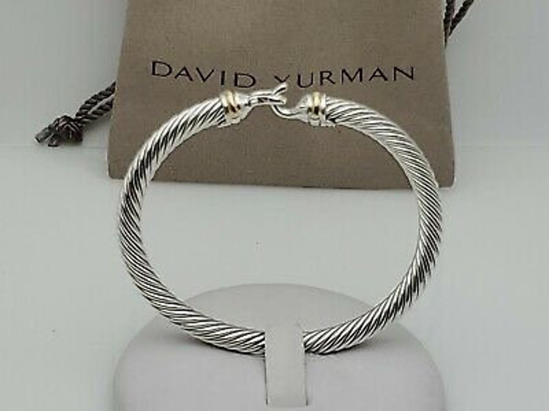 David Yurman 5mm Gold Buckle Bracelet - Etsy