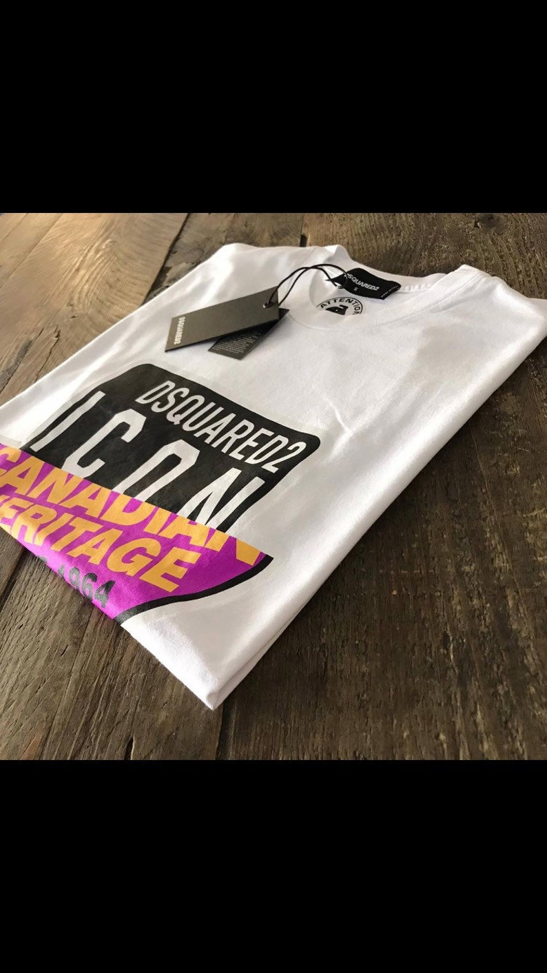 Dsquared Icon White Cotton Jersey Logo T-shirt
