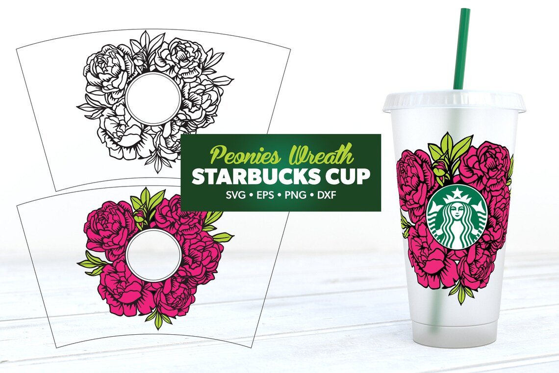 Free Free 191 Starbucks Floral Wreath Svg SVG PNG EPS DXF File