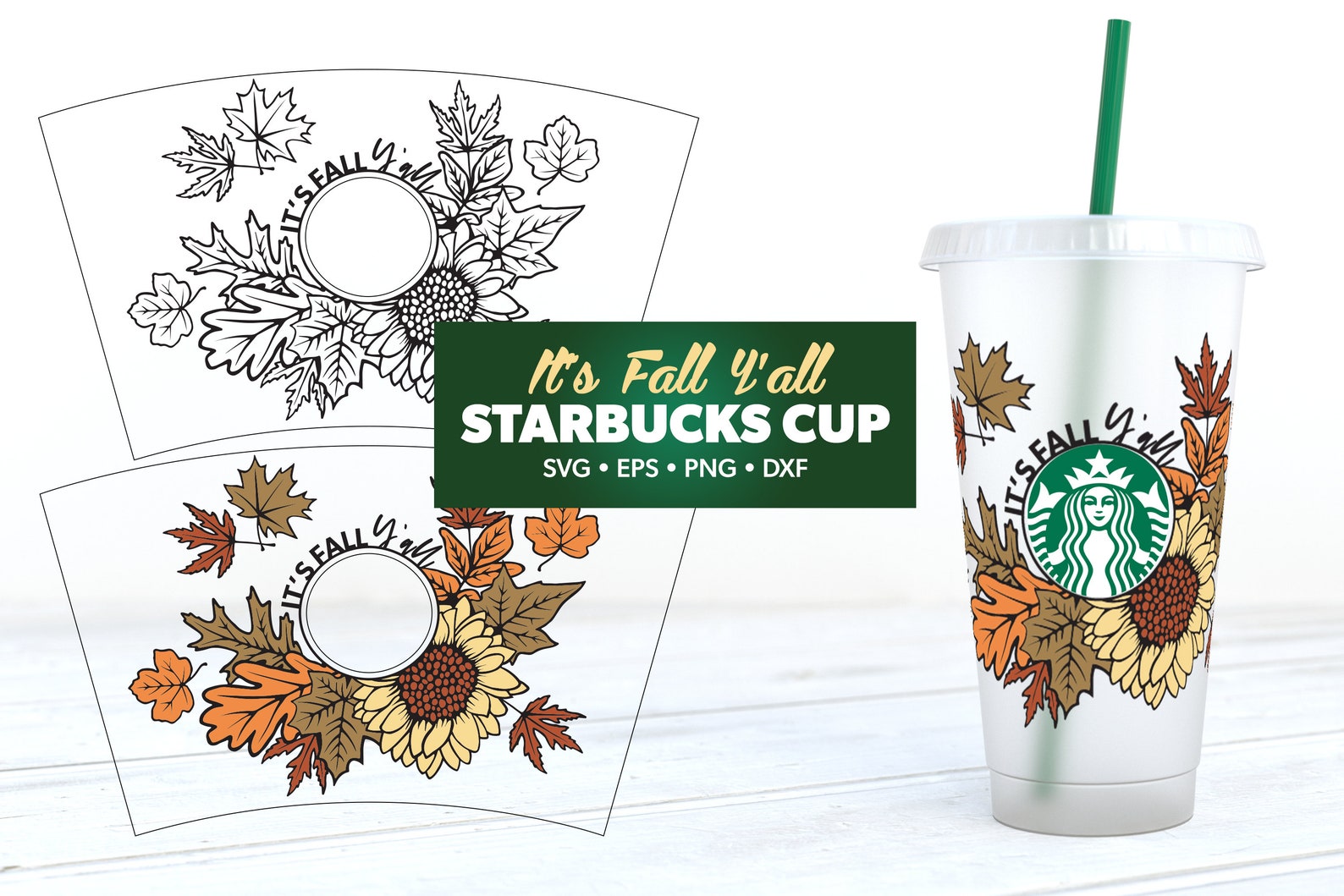 Free Free 137 Sunflower Half Leaf Wreath Svg SVG PNG EPS DXF File