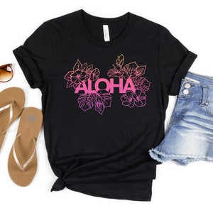 Aloha SVG Summer SVG Vacation Shirt Svg Hibiscus Svg - Etsy