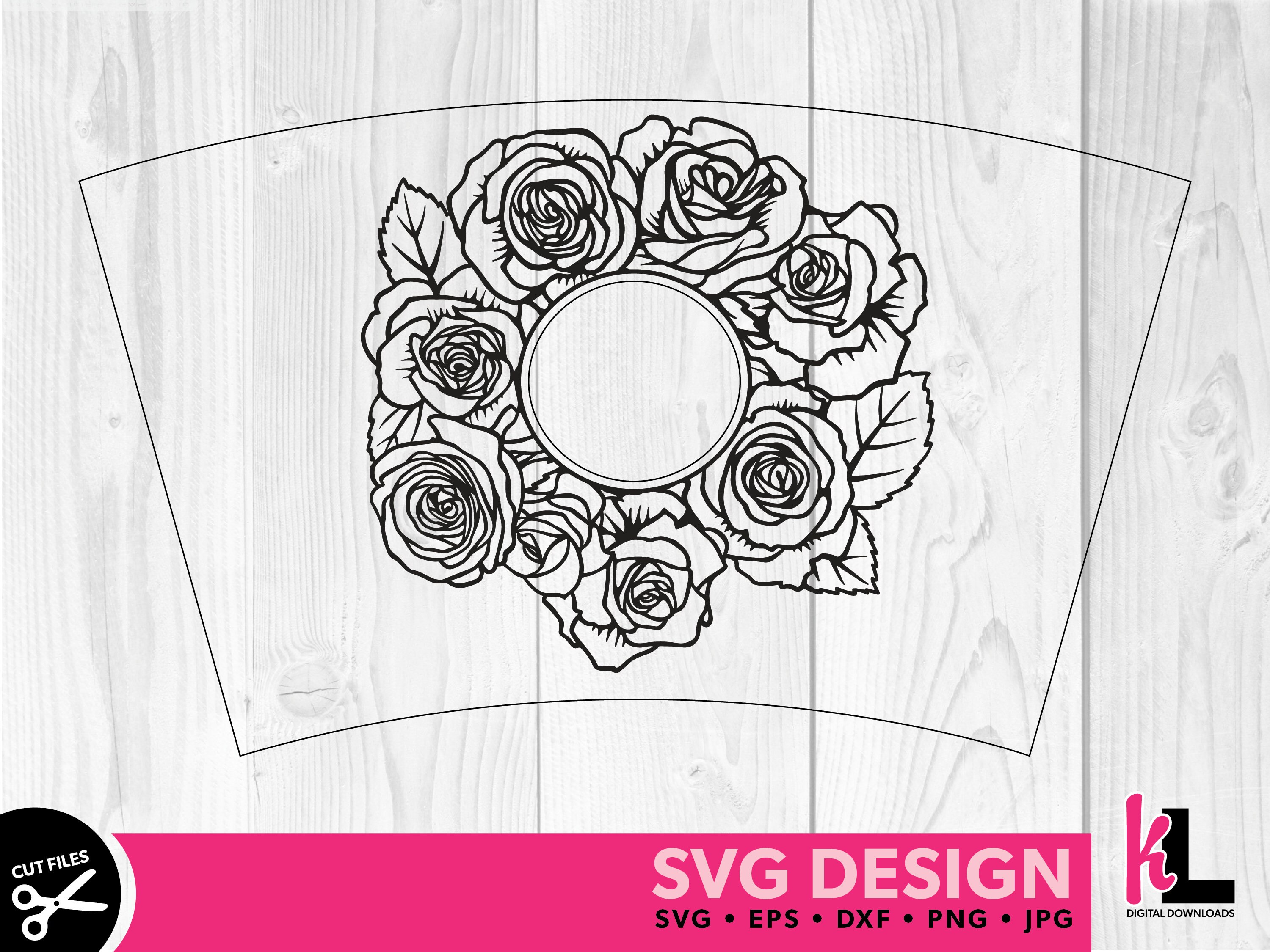 Free Free 247 Starbucks Flower Wreath Svg SVG PNG EPS DXF File