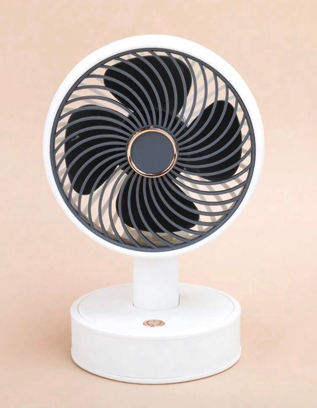 Mini Ventilateur Portable avec Batterie Rechargeable et 3 Vitesses, Petit  Ventilateur Electrique Personnel Mignon pour Filles/Femmes/Enfants en Plein