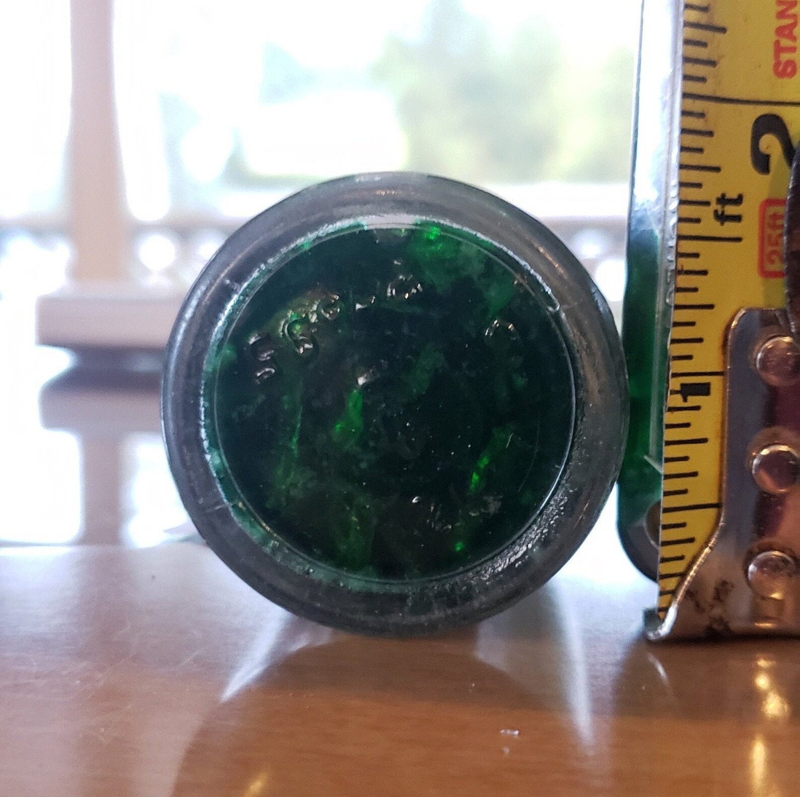 Antique 1915 Pomade Jar Suncatcher Glass Art Handmade Art Etsy