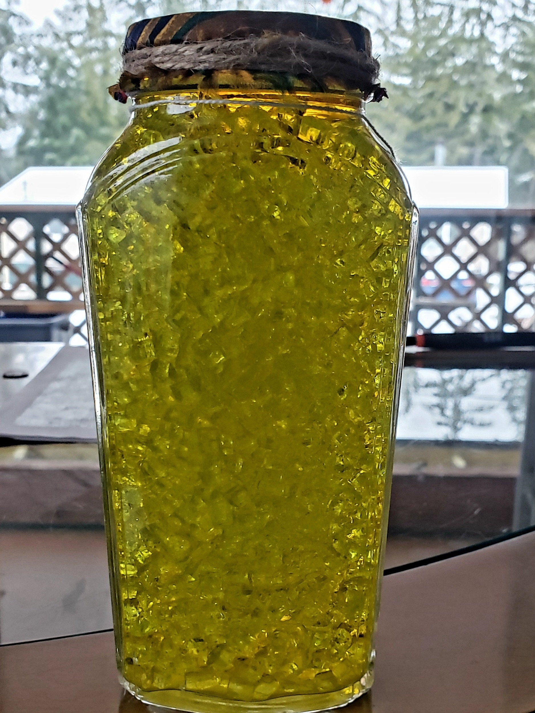 Vintage 1933 Glass Containers Co. Food Jar Suncatcher Glass Etsy